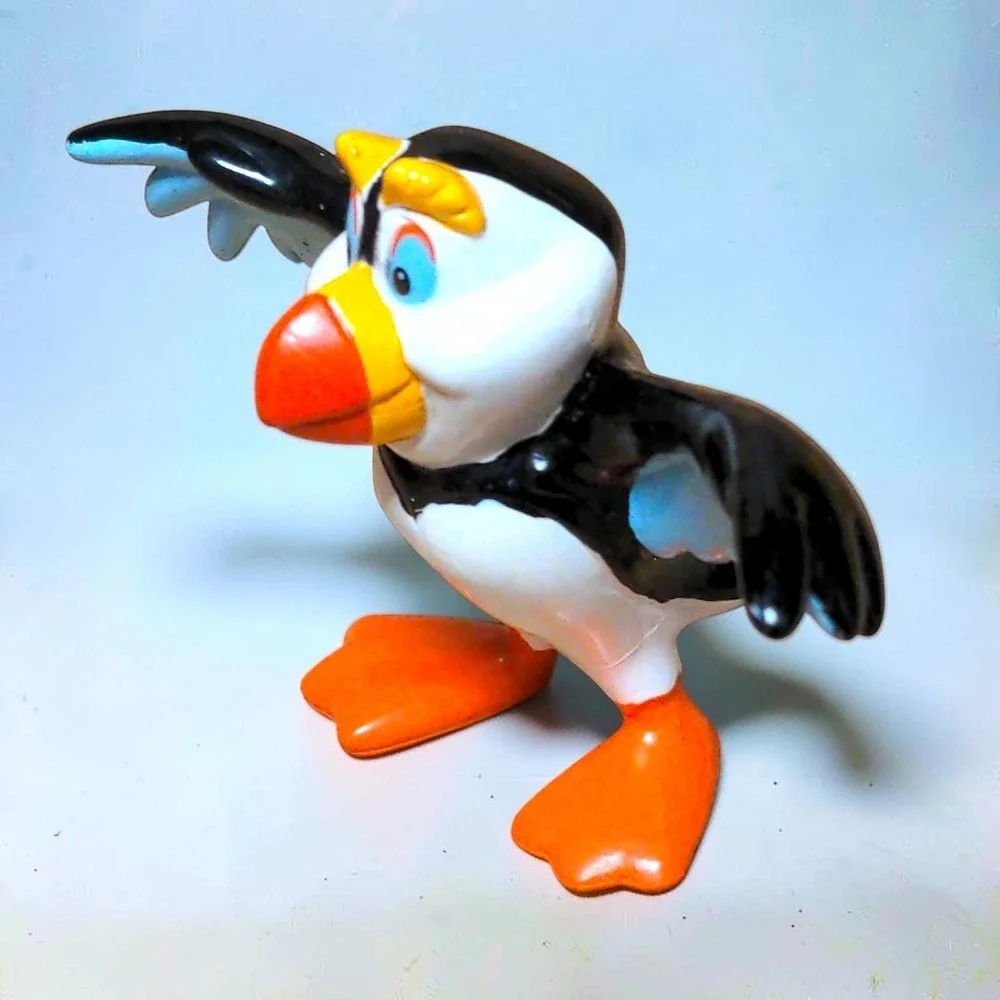 VTG 1994 The Swan Princess Puffin PVC Figure IVCO Bird Toy Movie Collectible